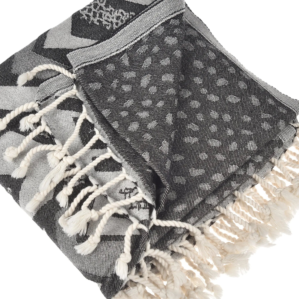 Exclusive Flinstone Peshtemal Pure Cotton Beach Towel by La'Hammam La'Hammam