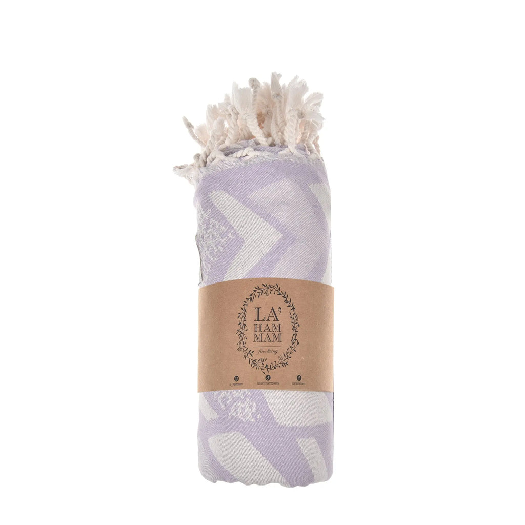 Exclusive Flinstone Peshtemal Pure Cotton Beach Towel by La'Hammam La'Hammam