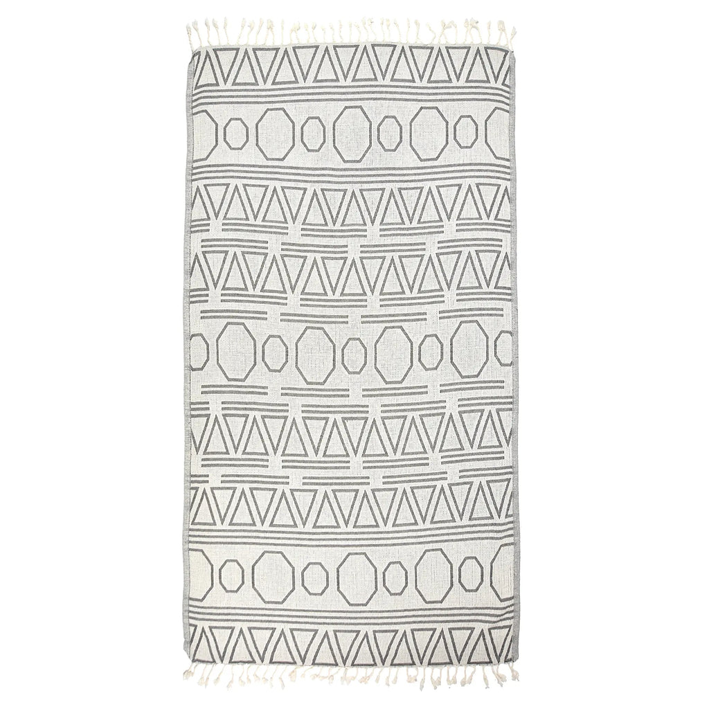 Exclusive Geos Peshtemal Pure Cotton Throw Blanket by La'Hammam La'Hammam