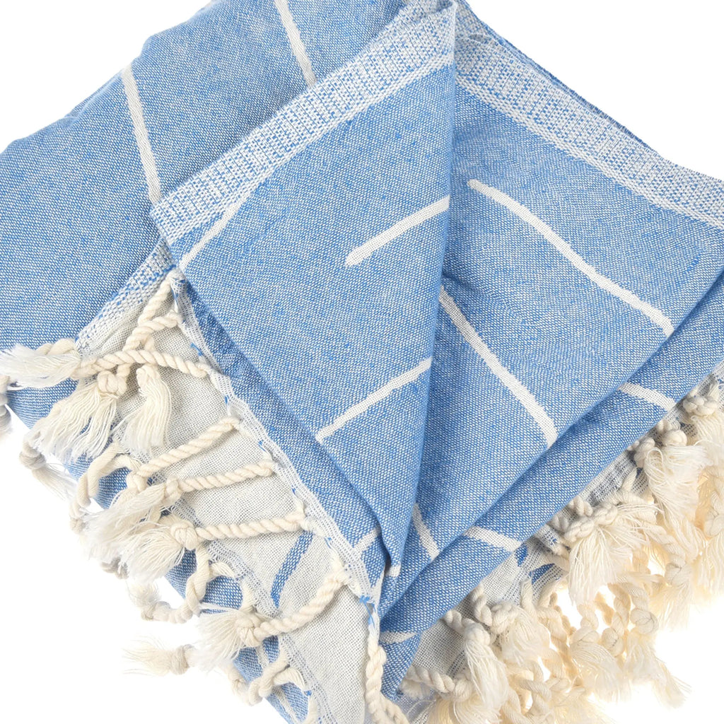 Exclusive Hammerhead  Peshtemal Pure Cotton Beach Towel by La'Hammam La'Hammam