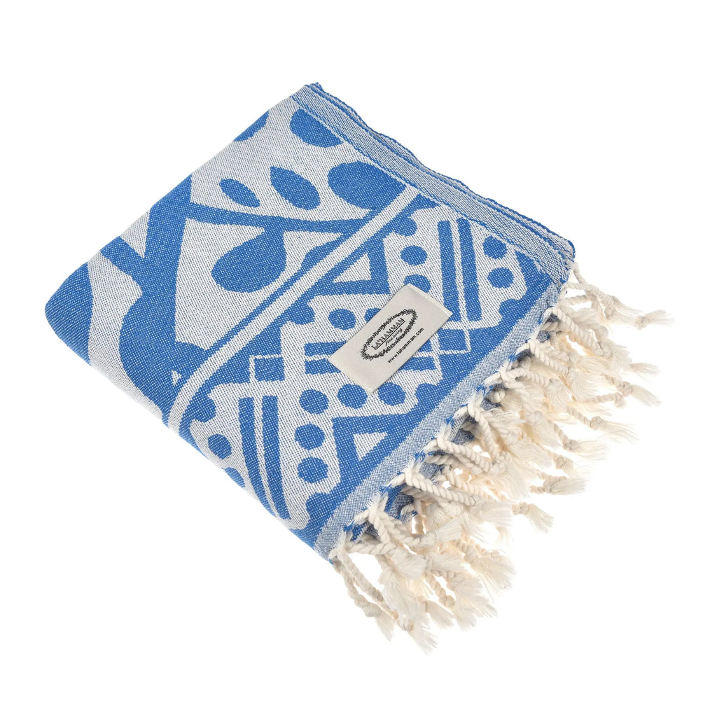 Exclusive Marmaris Peshtemal Pure Cotton Beach Towel by La'Hammam La'Hammam