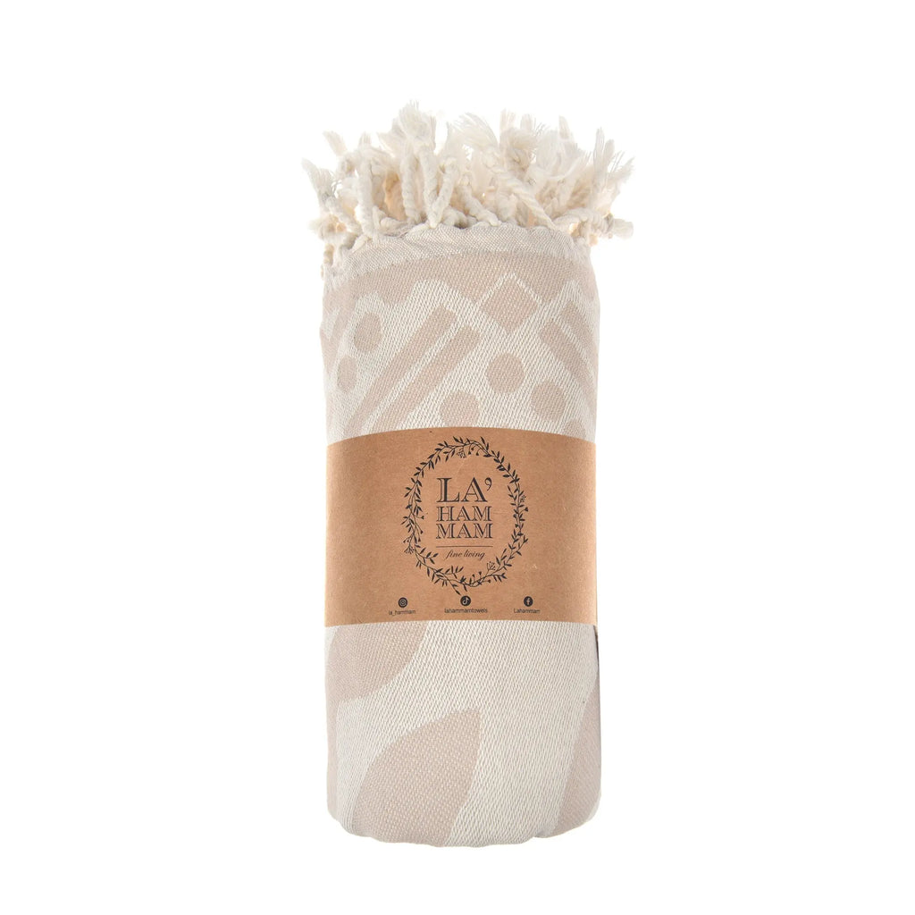 Exclusive Marmaris Peshtemal Pure Cotton Beach Towel by La'Hammam La'Hammam