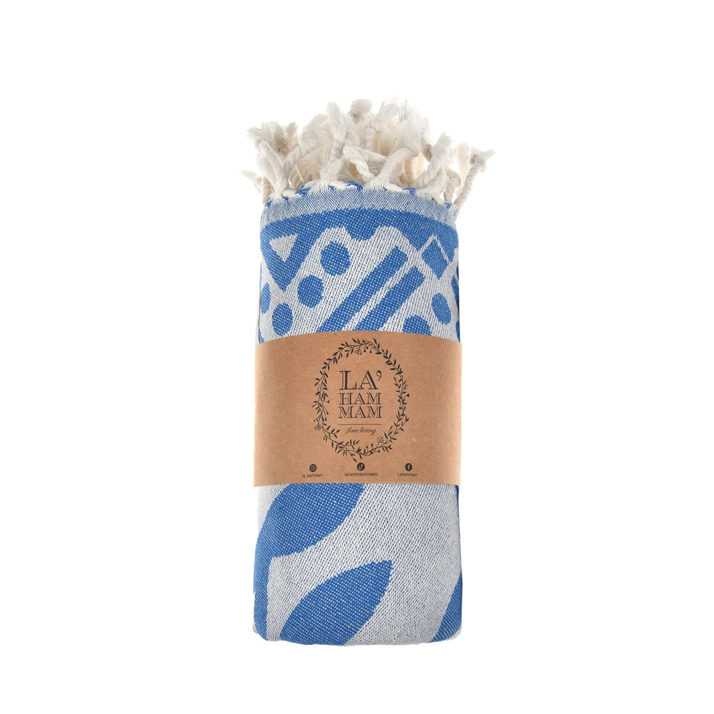 Exclusive Marmaris Peshtemal Pure Cotton Beach Towel by La'Hammam La'Hammam