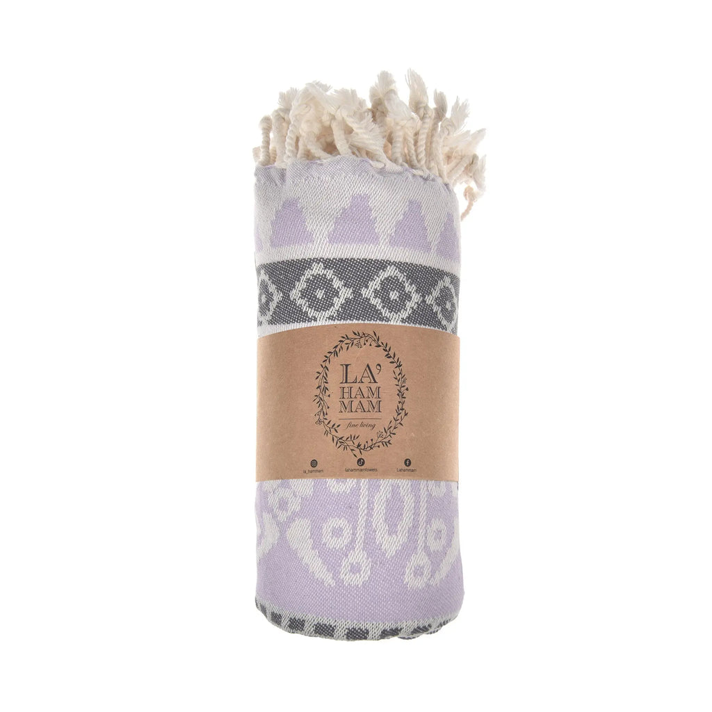 Exclusive Seljuk Peshtemal Pure Cotton Throw Blanket by La'Hammam La'Hammam