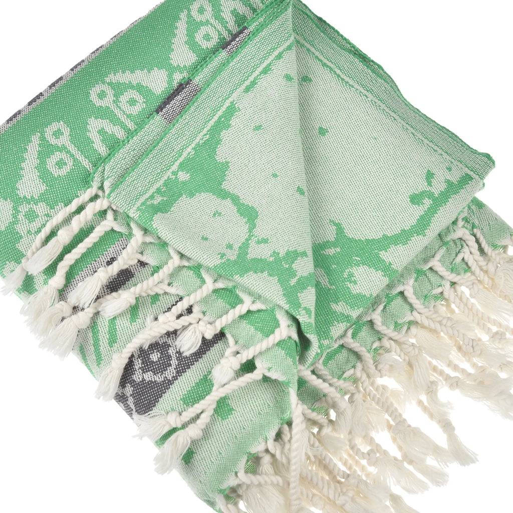 Exclusive Seljuk Peshtemal Pure Cotton Throw Blanket by La'Hammam La'Hammam