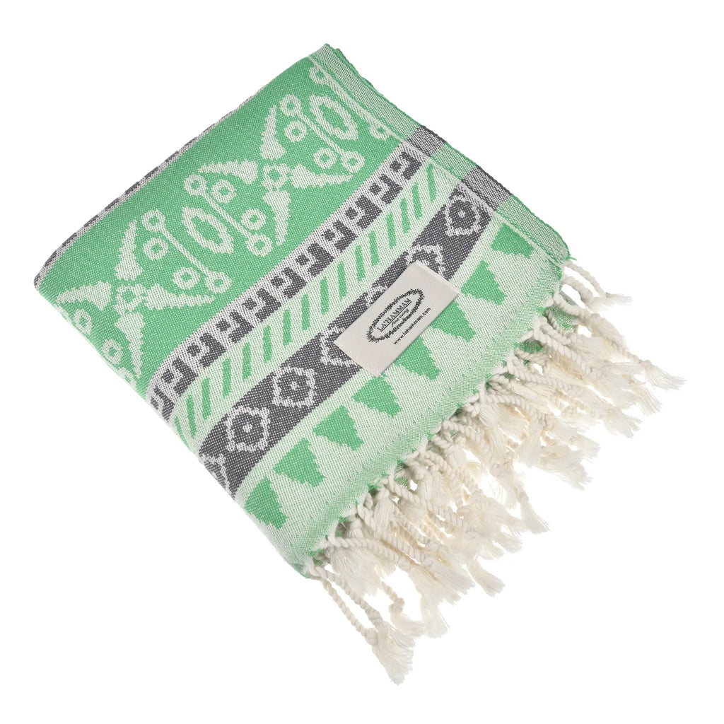 Exclusive Seljuk Peshtemal Pure Cotton Throw Blanket by La'Hammam La'Hammam