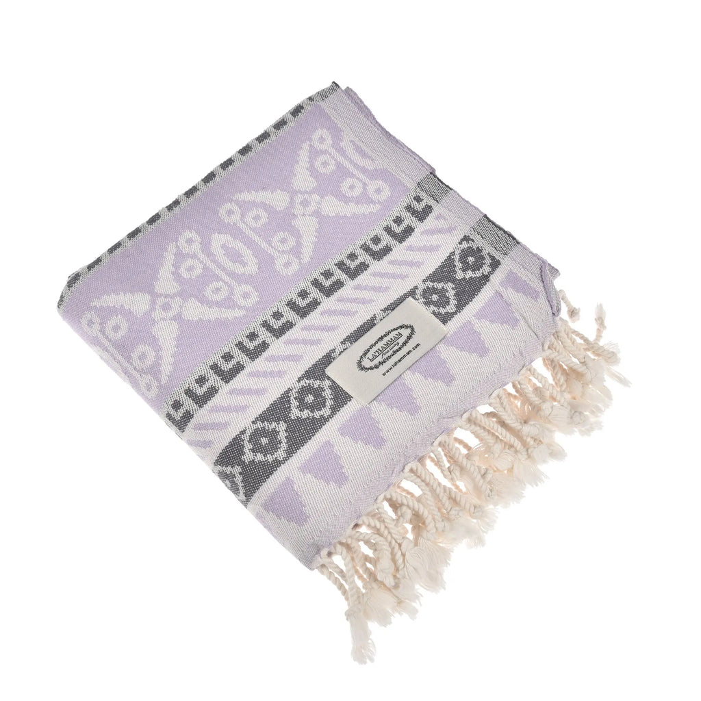 Exclusive Seljuk Peshtemal Pure Cotton Throw Blanket by La'Hammam La'Hammam