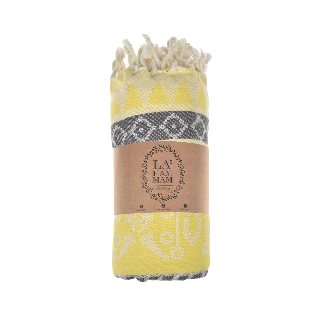 Exclusive Seljuk Peshtemal Pure Cotton Throw Blanket by La'Hammam La'Hammam