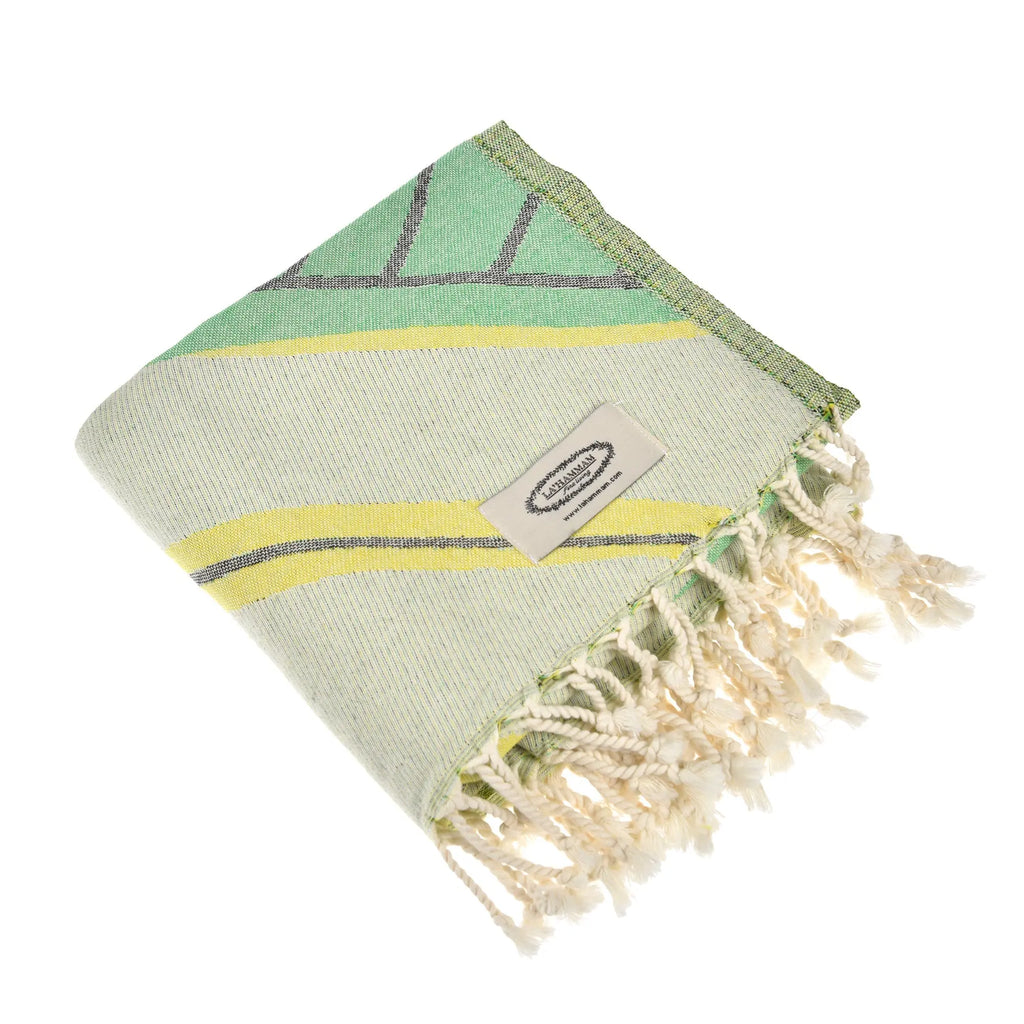 Exclusive Sun and Jungle Peshtemal Pure Cotton Beach Towel by La'Hammam La'Hammam