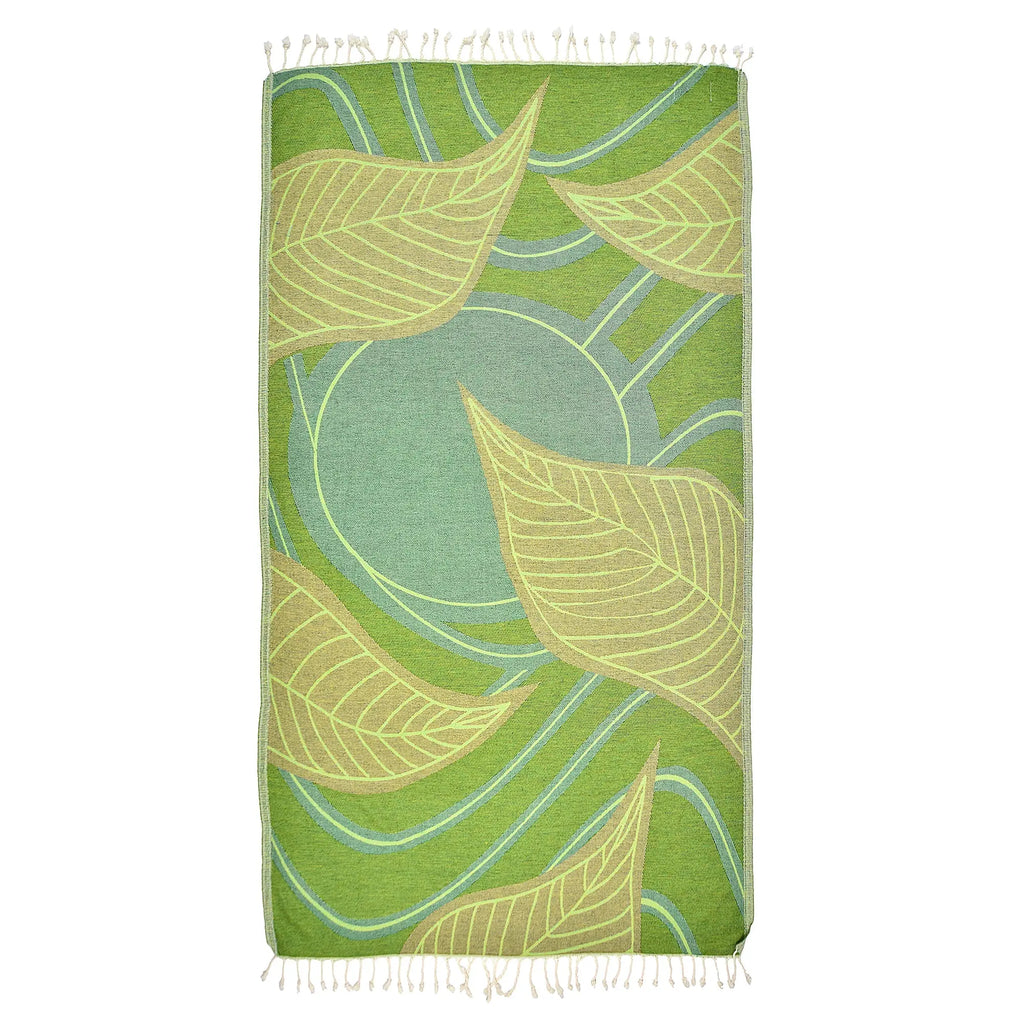 Exclusive Sun and Jungle Peshtemal Pure Cotton Beach Towel by La'Hammam La'Hammam
