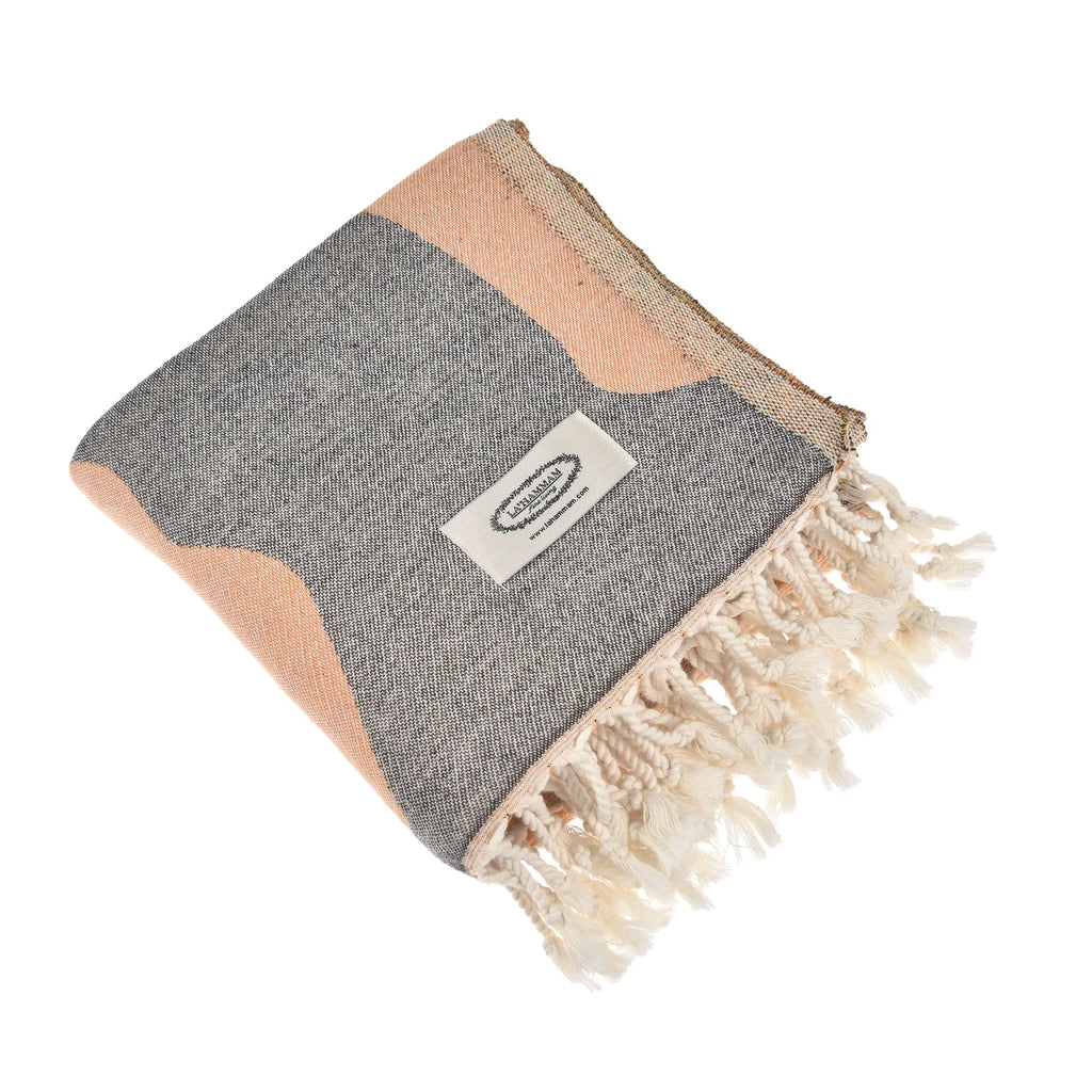 Exclusive Sunny Utah Peshtemal Pure Cotton Beach Towel by La'Hammam La'Hammam