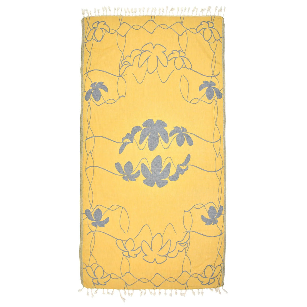 Exclusive Vines Peshtemal Pure Cotton Beach Towel by La'Hammam La'Hammam