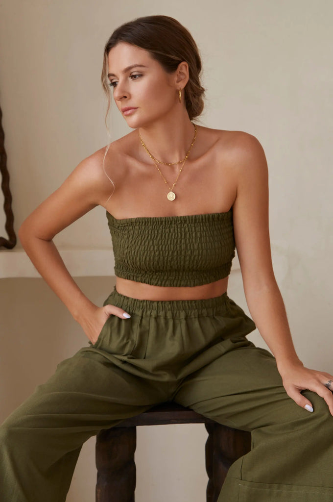 Fenzi Smocked Top by Bali Lane Bali Lane