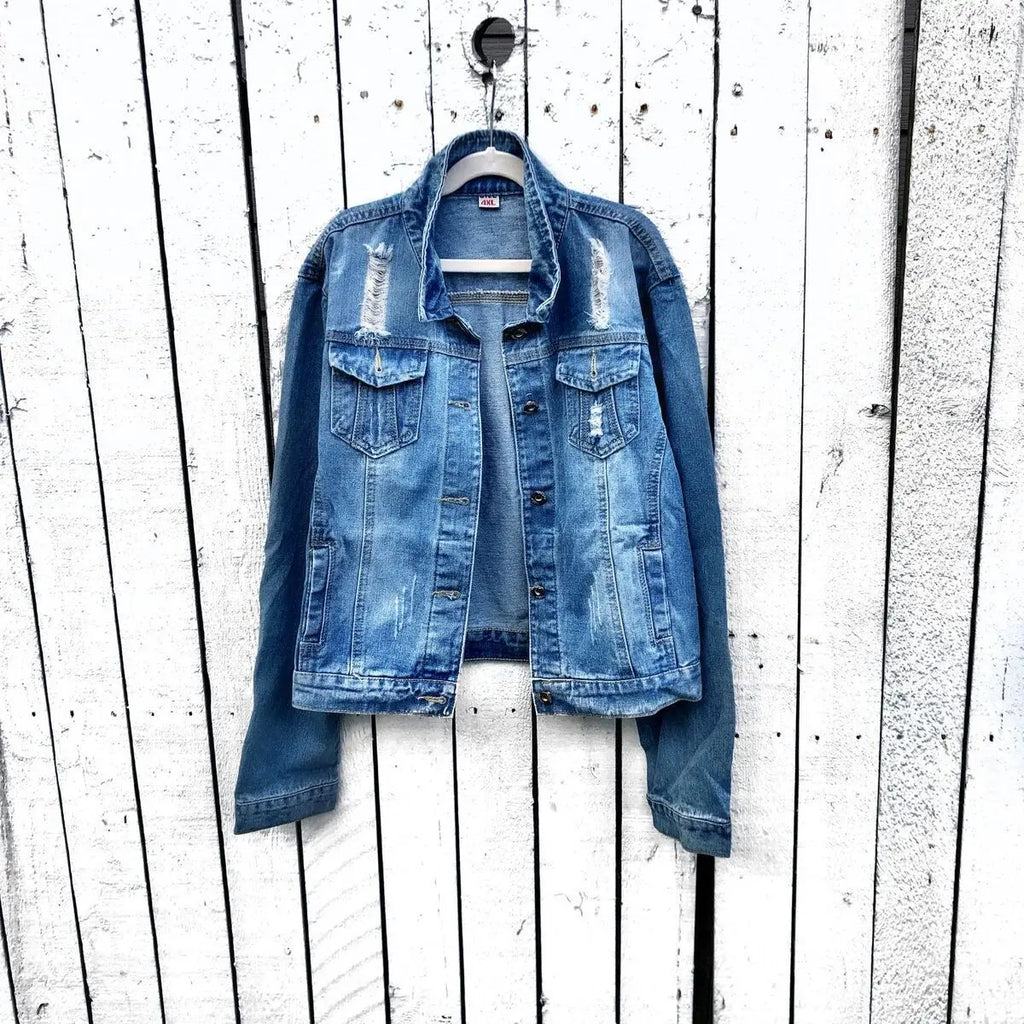 Fitted Blue Denim by Wren + Glory Wren + Glory
