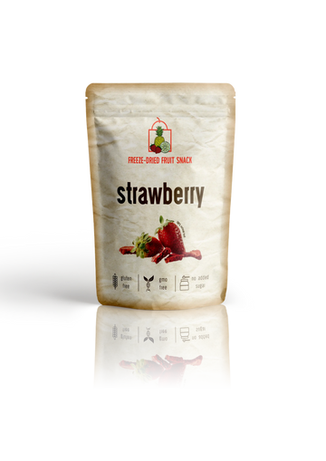 Freeze Dried Strawberry Snack by The Rotten Fruit Box Diaita Foods (Worldwide Shipping)