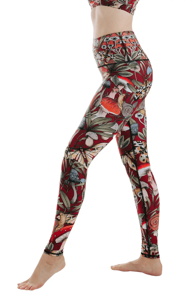 Fun Gal Printed Yoga Leggings by Yoga Democracy Yoga Democracy