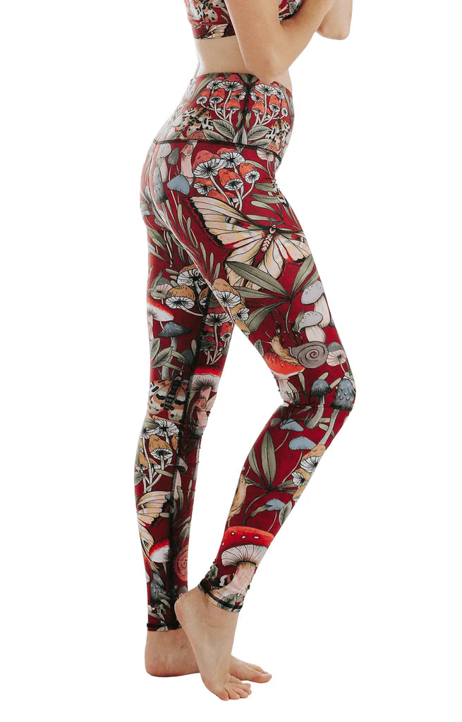 Fun Gal Printed Yoga Leggings by Yoga Democracy Yoga Democracy