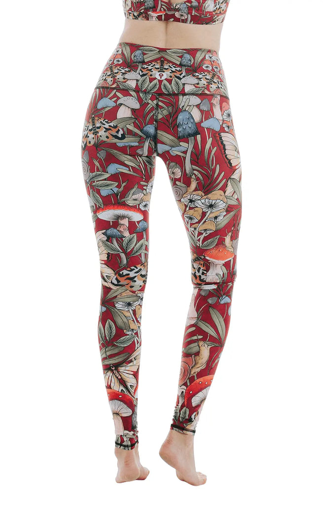 Fun Gal Printed Yoga Leggings by Yoga Democracy Yoga Democracy