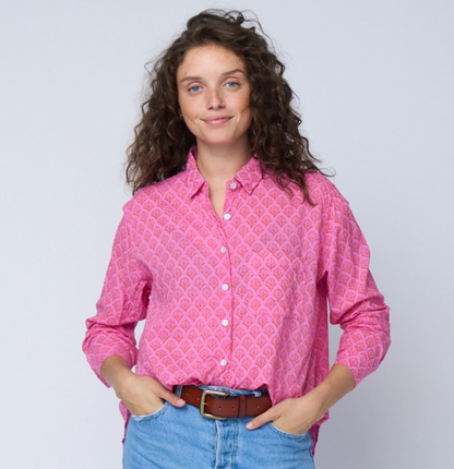 Good Boyfriend Shirt - Sunflower Overdye Petal Pink