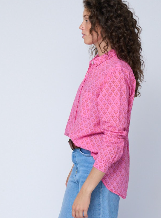 Good Boyfriend Shirt - Sunflower Overdye Petal Pink