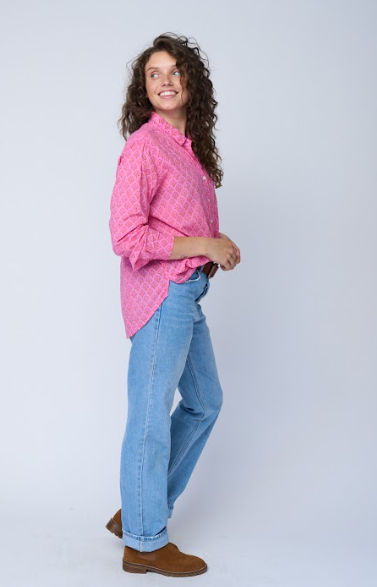 Good Boyfriend Shirt - Sunflower Overdye Petal Pink