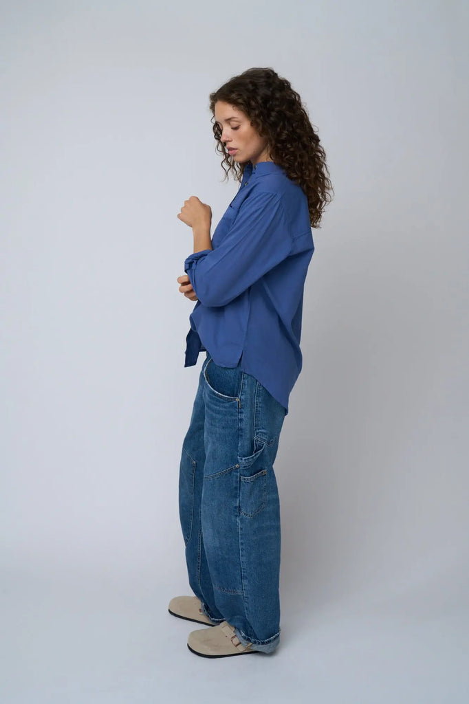 Good Boyfriend Shirt - Inky Blue by And For Good And For Good