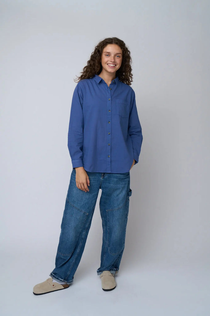 Good Boyfriend Shirt - Inky Blue by And For Good And For Good