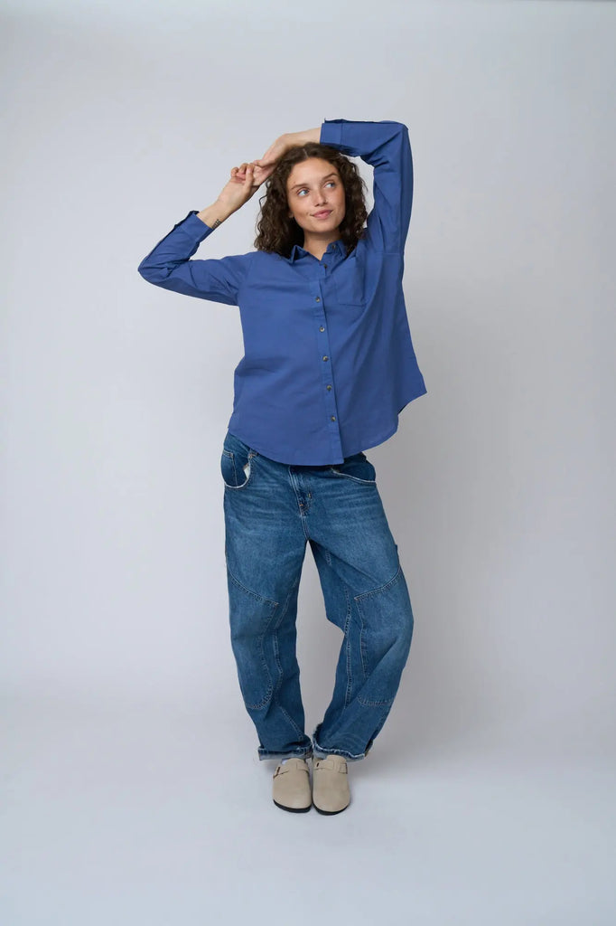 Good Boyfriend Shirt - Inky Blue by And For Good And For Good