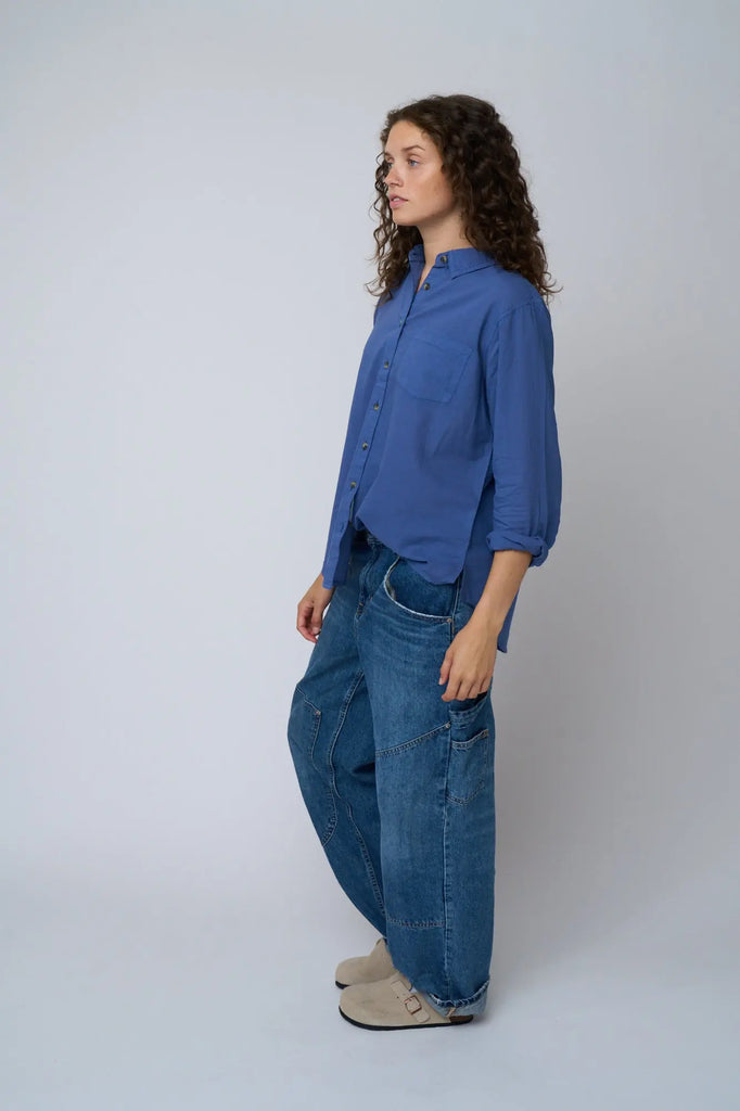 Good Boyfriend Shirt - Inky Blue by And For Good And For Good