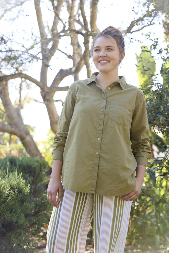 Good Boyfriend Shirt - Olive Oil by And For Good And For Good