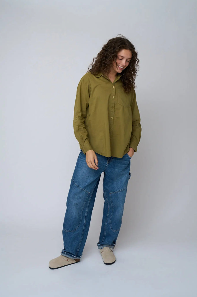 Good Boyfriend Shirt - Olive Oil by And For Good And For Good