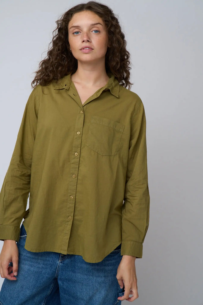 Good Boyfriend Shirt - Olive Oil by And For Good And For Good