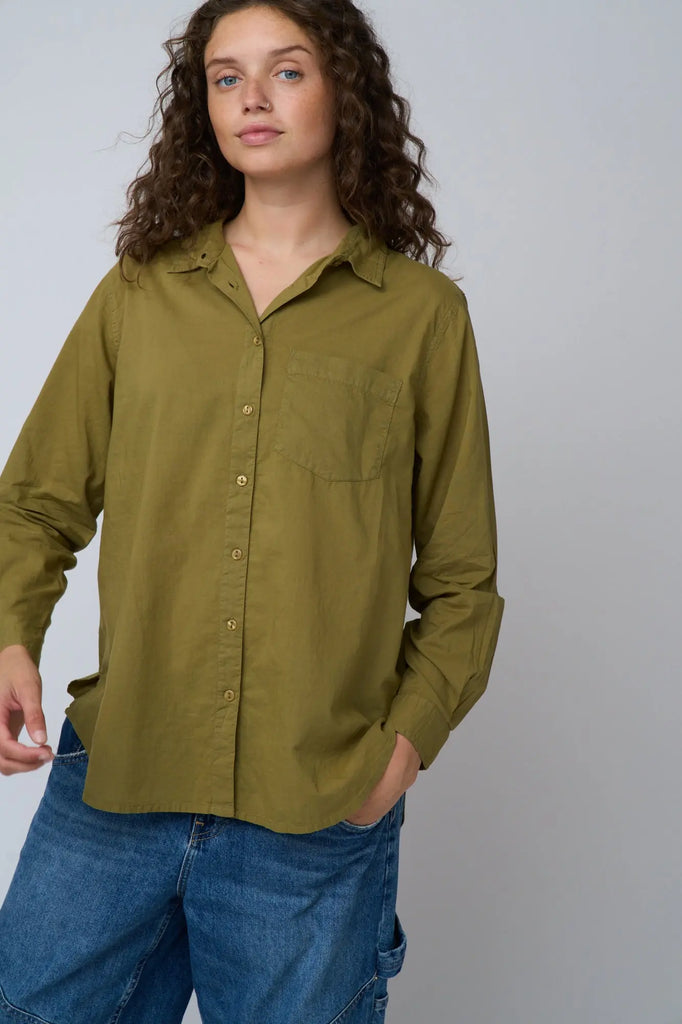 Good Boyfriend Shirt - Olive Oil by And For Good And For Good