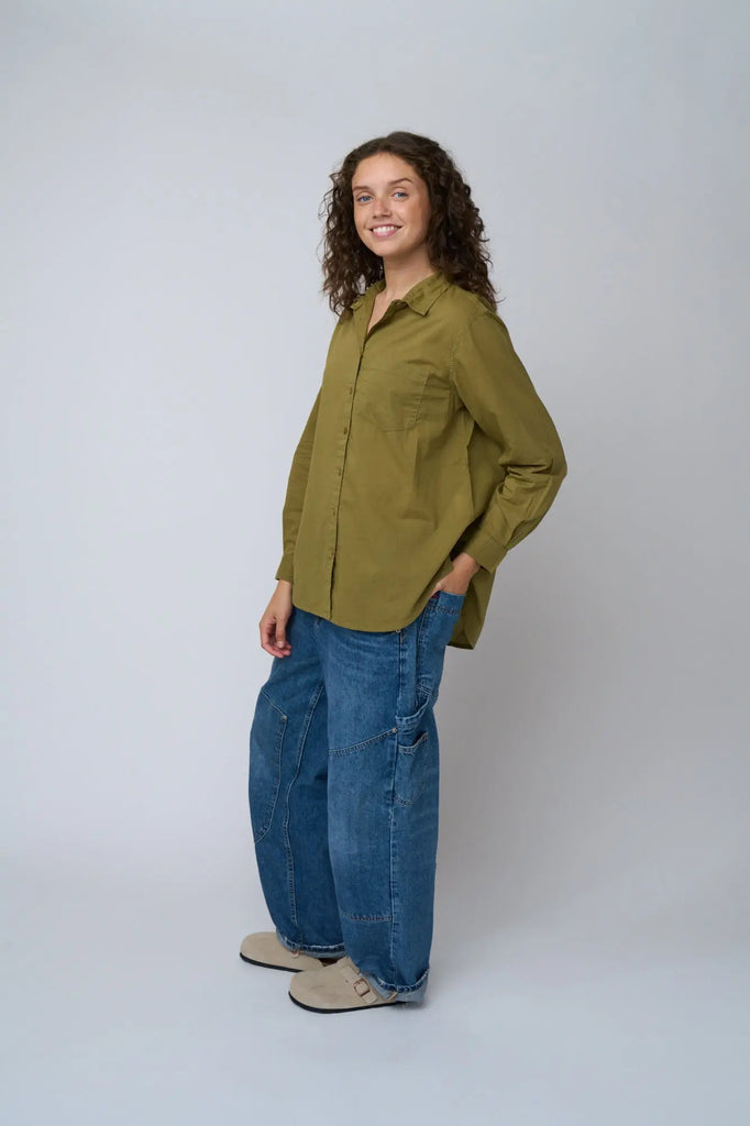 Good Boyfriend Shirt - Olive Oil by And For Good And For Good