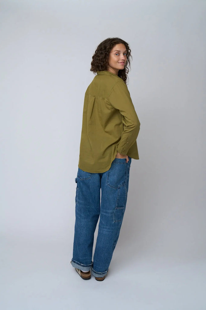 Good Boyfriend Shirt - Olive Oil by And For Good And For Good