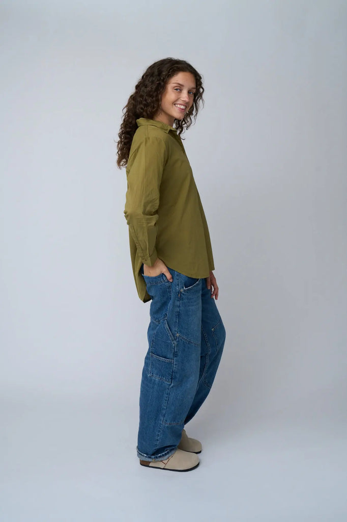 Good Boyfriend Shirt - Olive Oil by And For Good And For Good