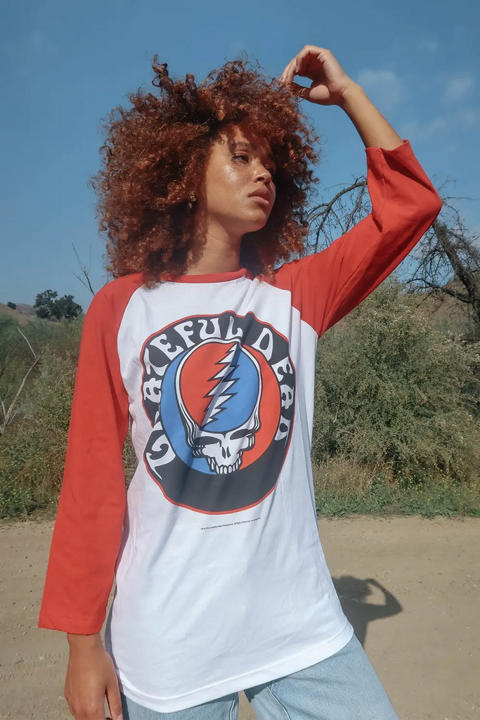 Grateful Dead Stealie Baseball Tee by People of Leisure People of Leisure