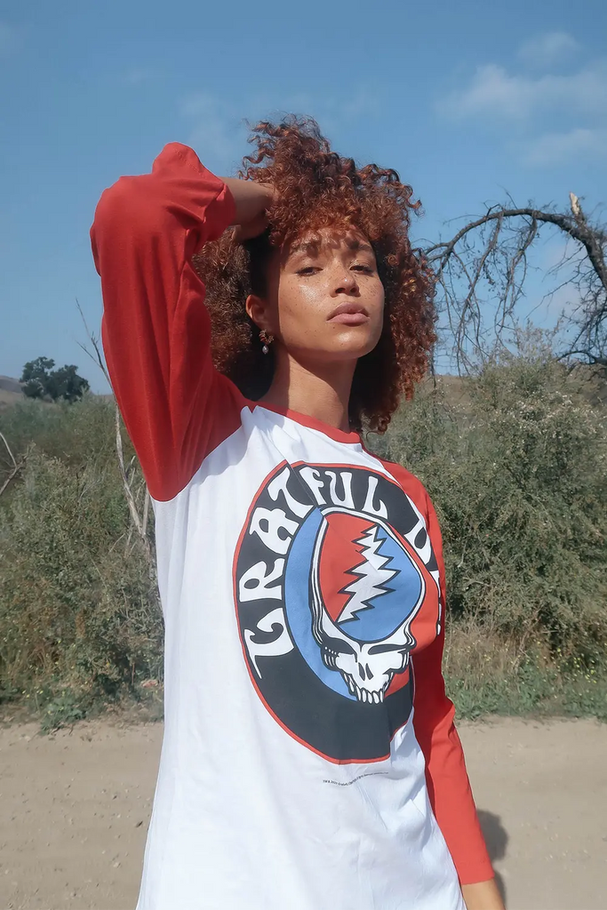 Grateful Dead Stealie Baseball Tee by People of Leisure People of Leisure