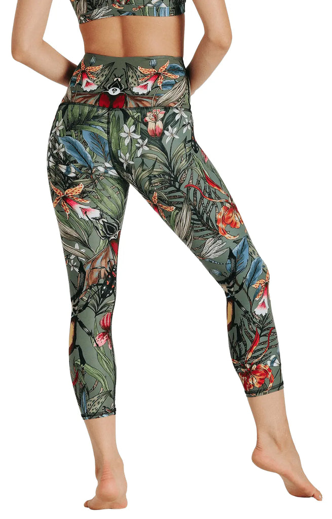 Green Thumb Printed Yoga Crops by Yoga Democracy Yoga Democracy