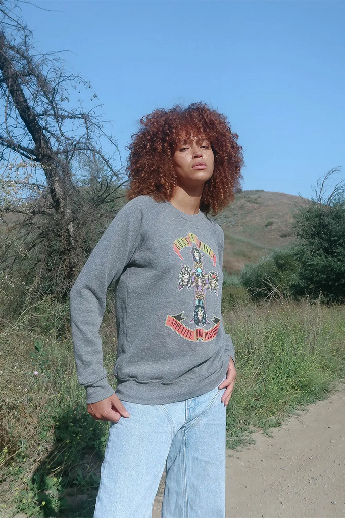 Guns N Roses Appetite for Destruction Fleece Sweatshirt by People of Leisure People of Leisure