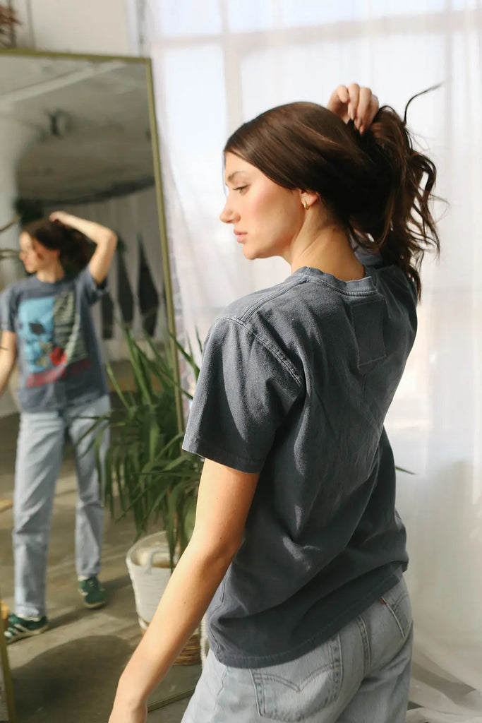 Guns N Roses Flower Skull Tee by People of Leisure People of Leisure