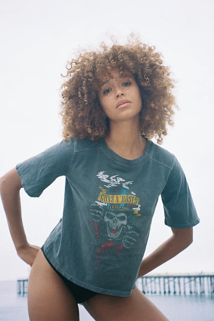 Guns N Roses Top Hat Skull Tee by People of Leisure People of Leisure