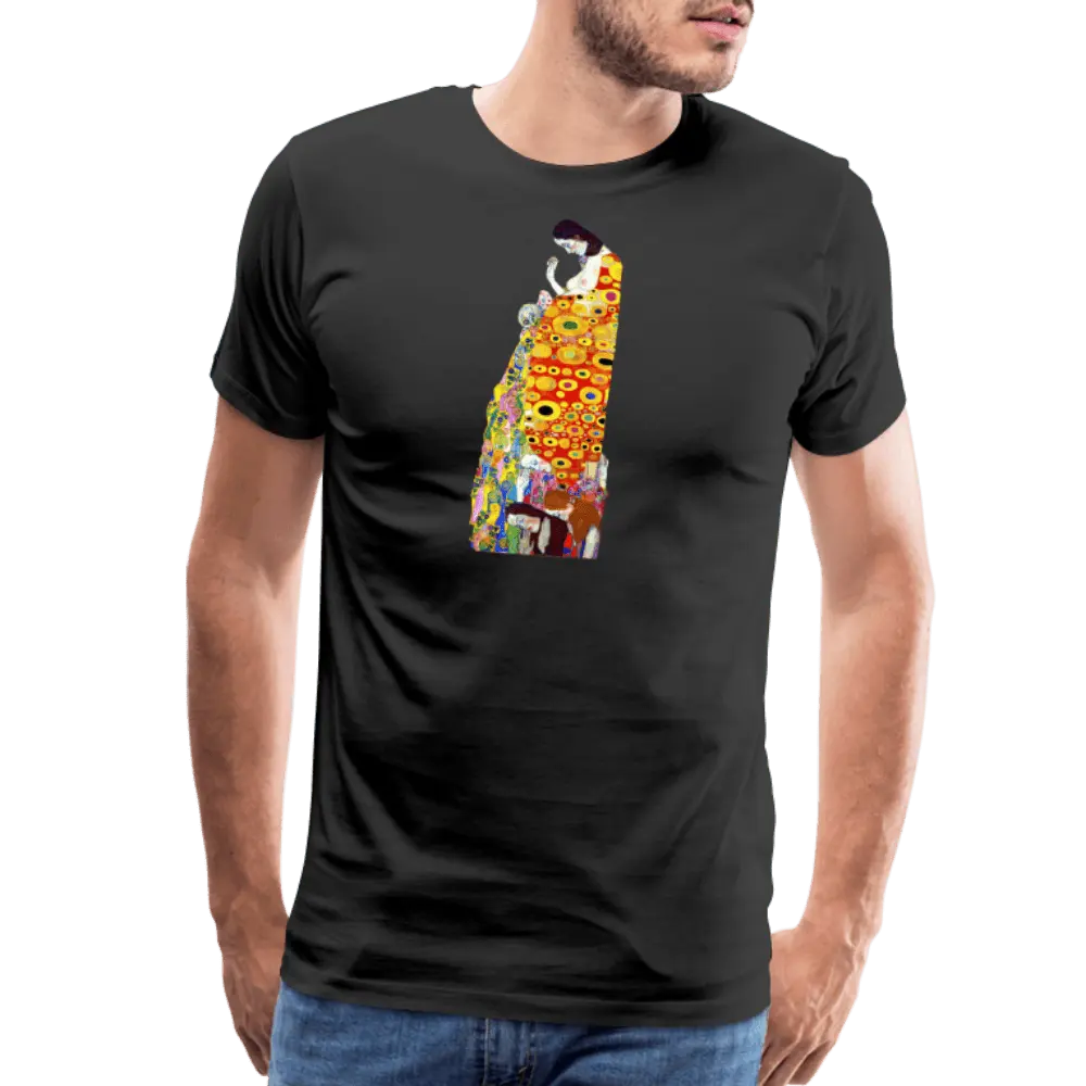 Gustav Klimt Hope II, 1908 Artwork T-Shirt by Art-O-Rama Shop ART-O-RAMA-SHOP