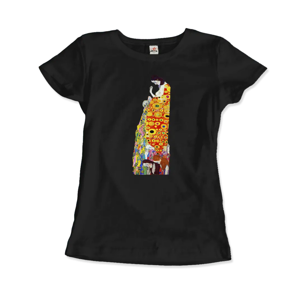 Gustav Klimt Hope II, 1908 Artwork T-Shirt by Art-O-Rama Shop ART-O-RAMA-SHOP