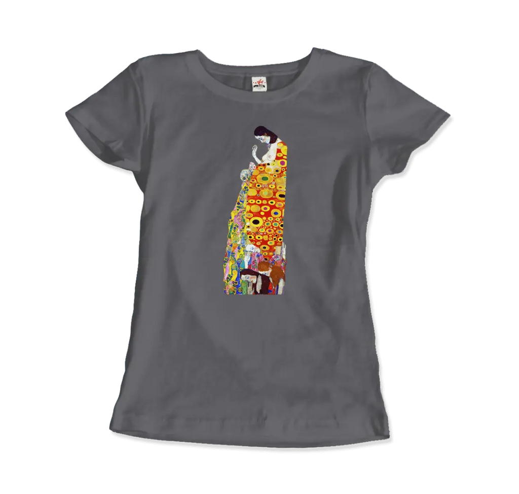 Gustav Klimt Hope II, 1908 Artwork T-Shirt by Art-O-Rama Shop ART-O-RAMA-SHOP