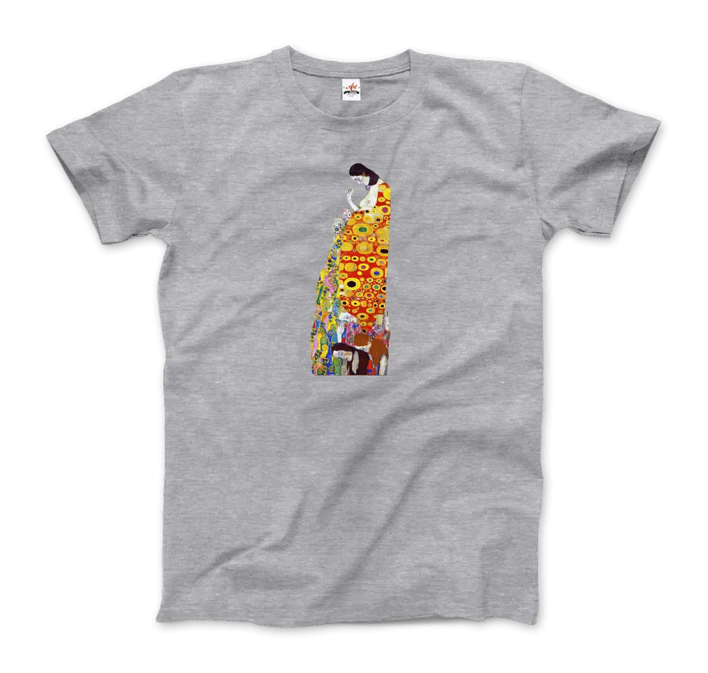 Gustav Klimt Hope II, 1908 Artwork T-Shirt by Art-O-Rama Shop ART-O-RAMA-SHOP