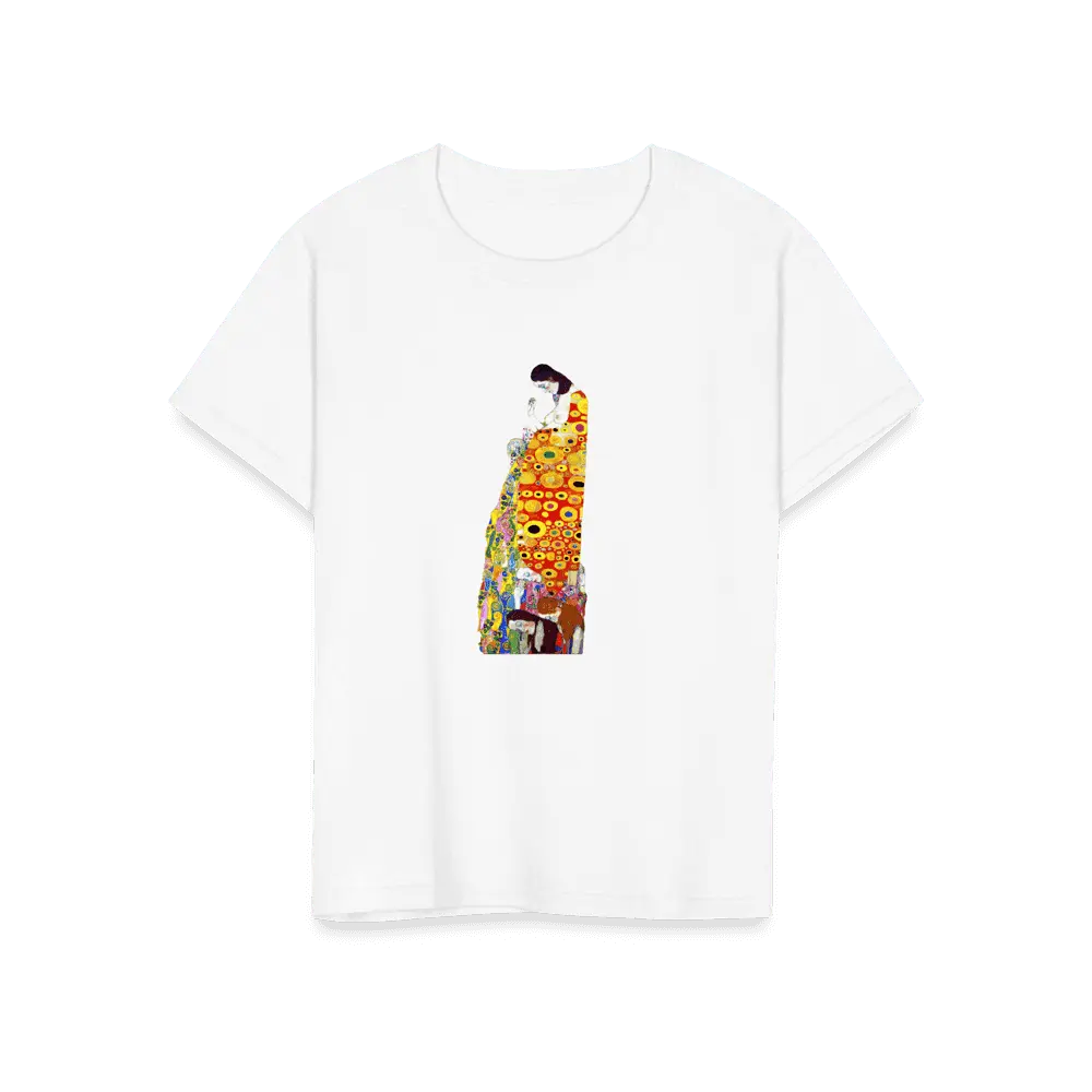 Gustav Klimt Hope II, 1908 Artwork T-Shirt by Art-O-Rama Shop ART-O-RAMA-SHOP