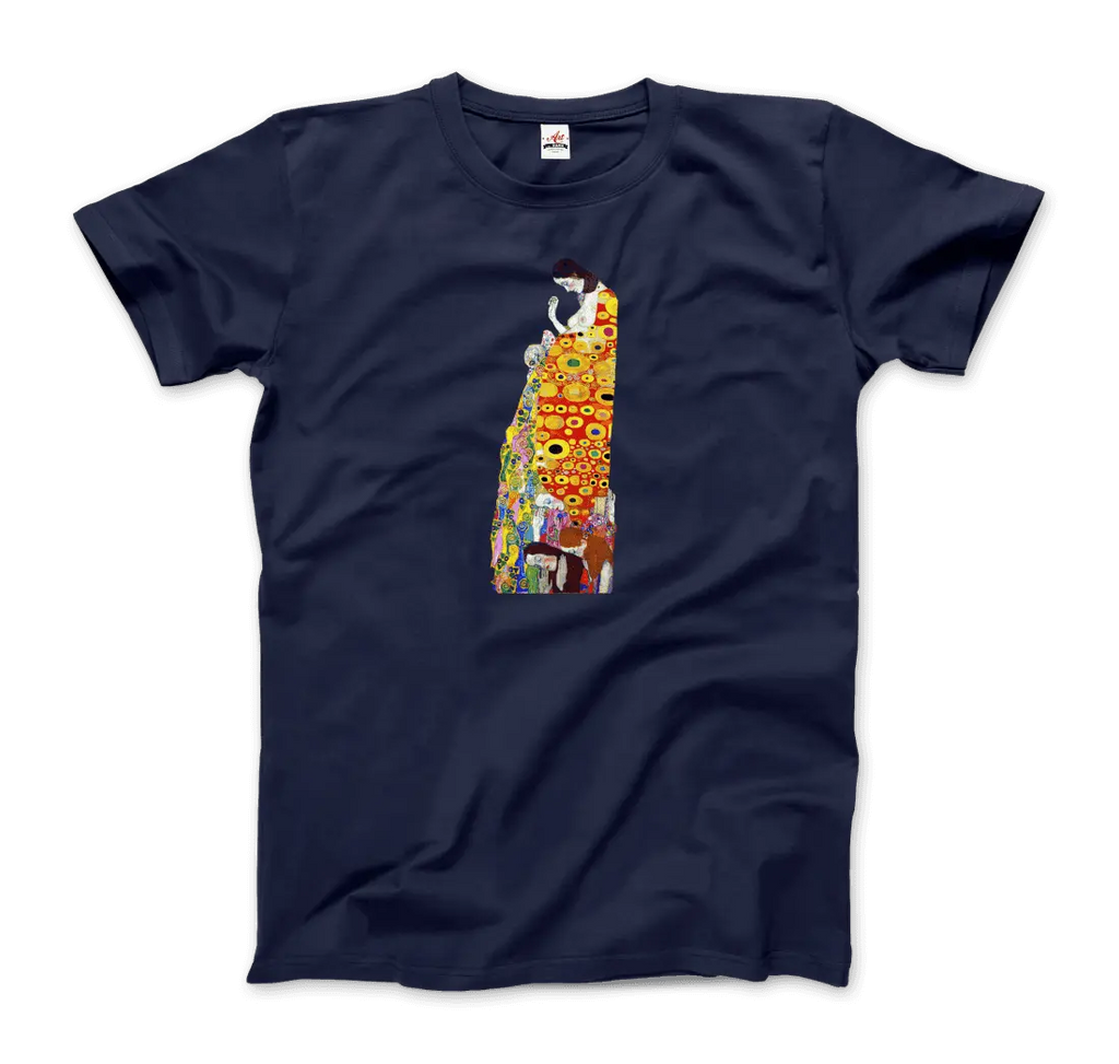 Gustav Klimt Hope II, 1908 Artwork T-Shirt by Art-O-Rama Shop ART-O-RAMA-SHOP