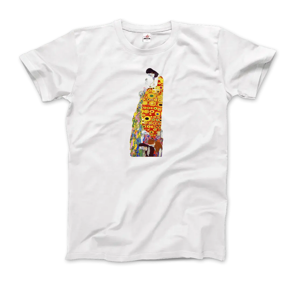 Gustav Klimt Hope II, 1908 Artwork T-Shirt by Art-O-Rama Shop ART-O-RAMA-SHOP