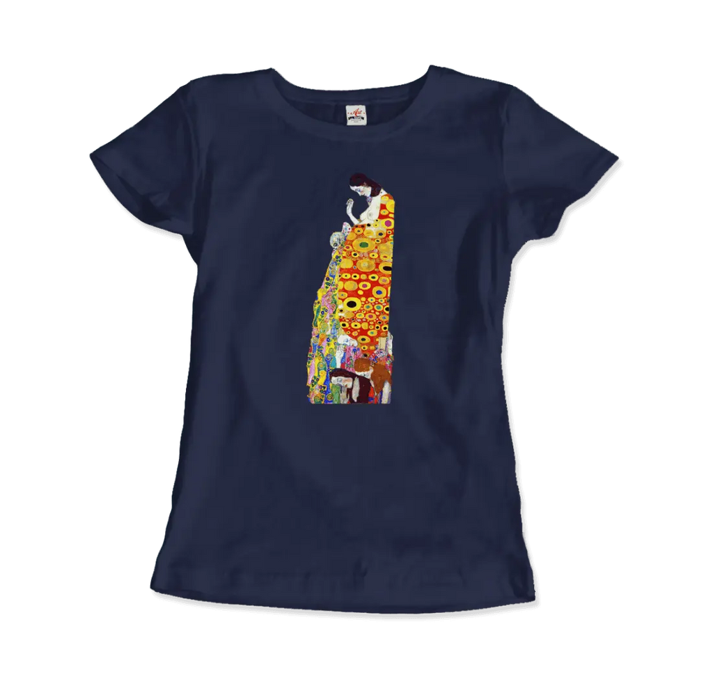 Gustav Klimt Hope II, 1908 Artwork T-Shirt by Art-O-Rama Shop ART-O-RAMA-SHOP